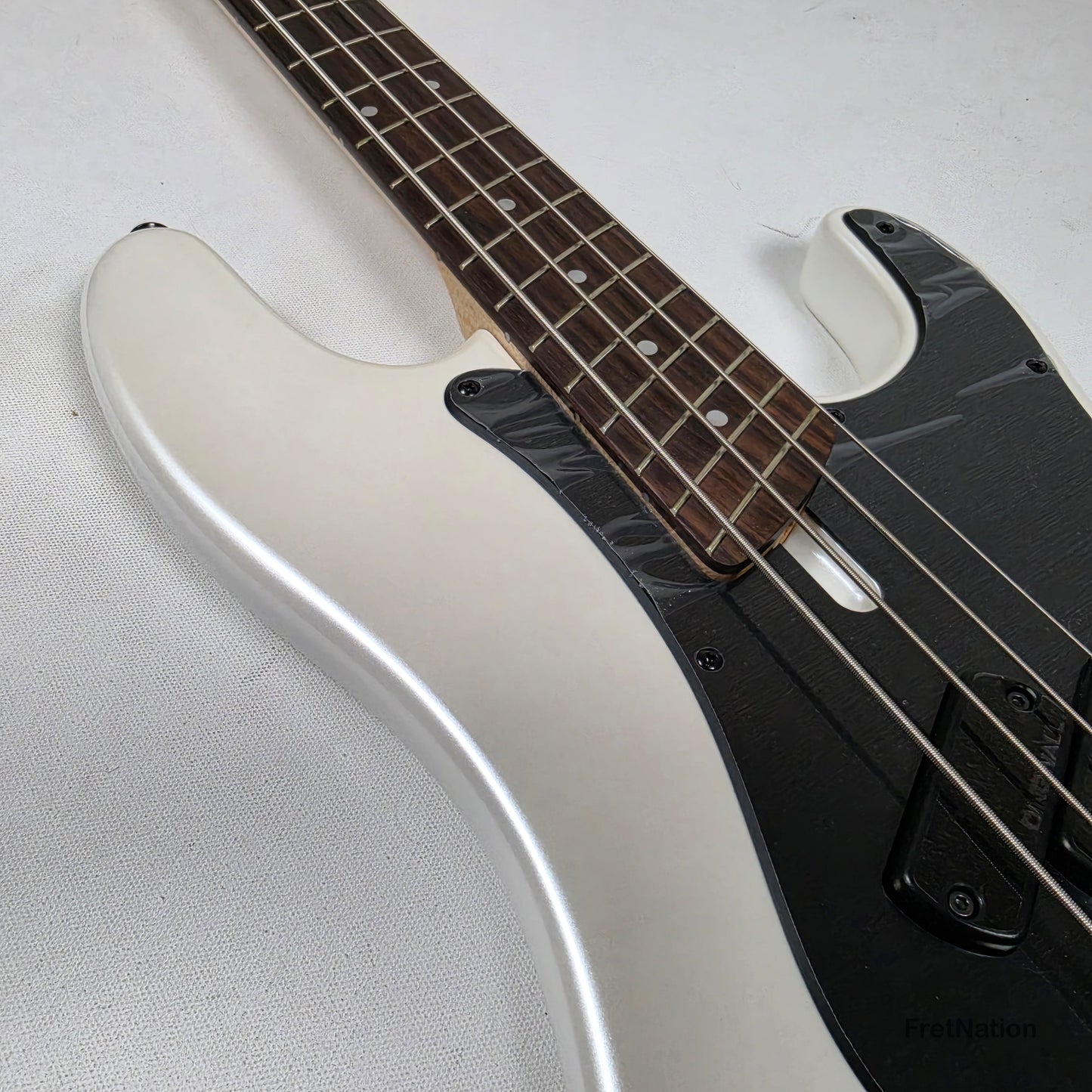 Dingwall SP1 4-String Gloss Ducati White Pearl Multi-Scale P-Bass - 7.94lbs IE251109152