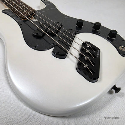 Dingwall SP1 4-String Gloss Ducati White Pearl Multi-Scale P-Bass - 7.94lbs IE251109152