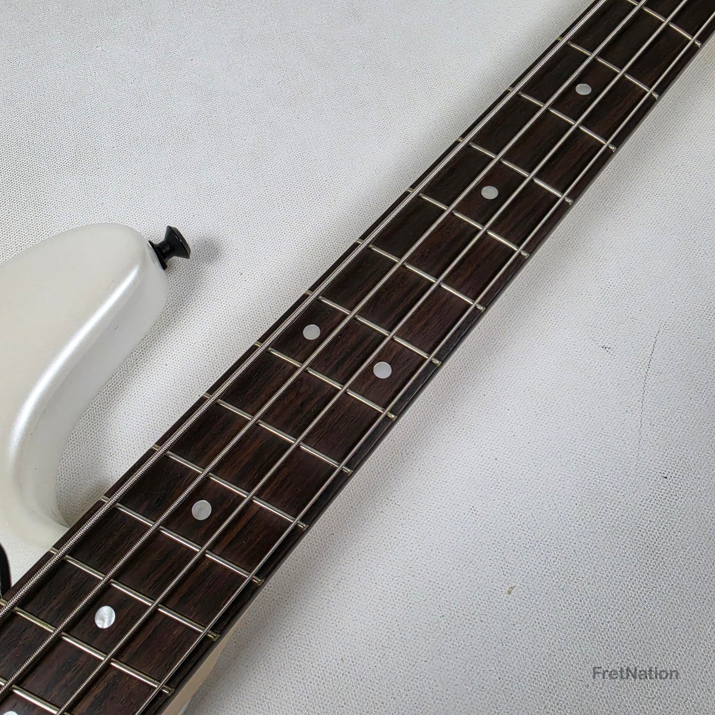 Dingwall SP1 4-String Gloss Ducati White Pearl Multi-Scale P-Bass - 7.94lbs IE251109152