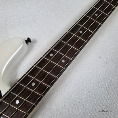 Dingwall SP1 4-String Gloss Ducati White Pearl Multi-Scale P-Bass - 7.94lbs IE251109152