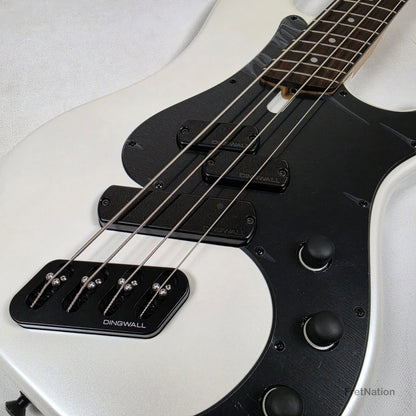 Dingwall SP1 4-String Gloss Ducati White Pearl Multi-Scale P-Bass - 7.94lbs IE251109152