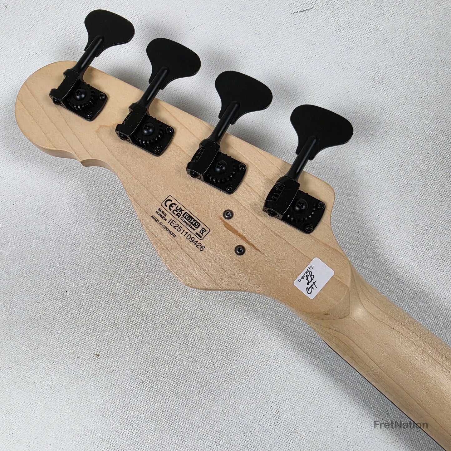 Dingwall SP1 4-String Metallic Black Multi-Scale P-Bass - 8.12lbs IE251109426