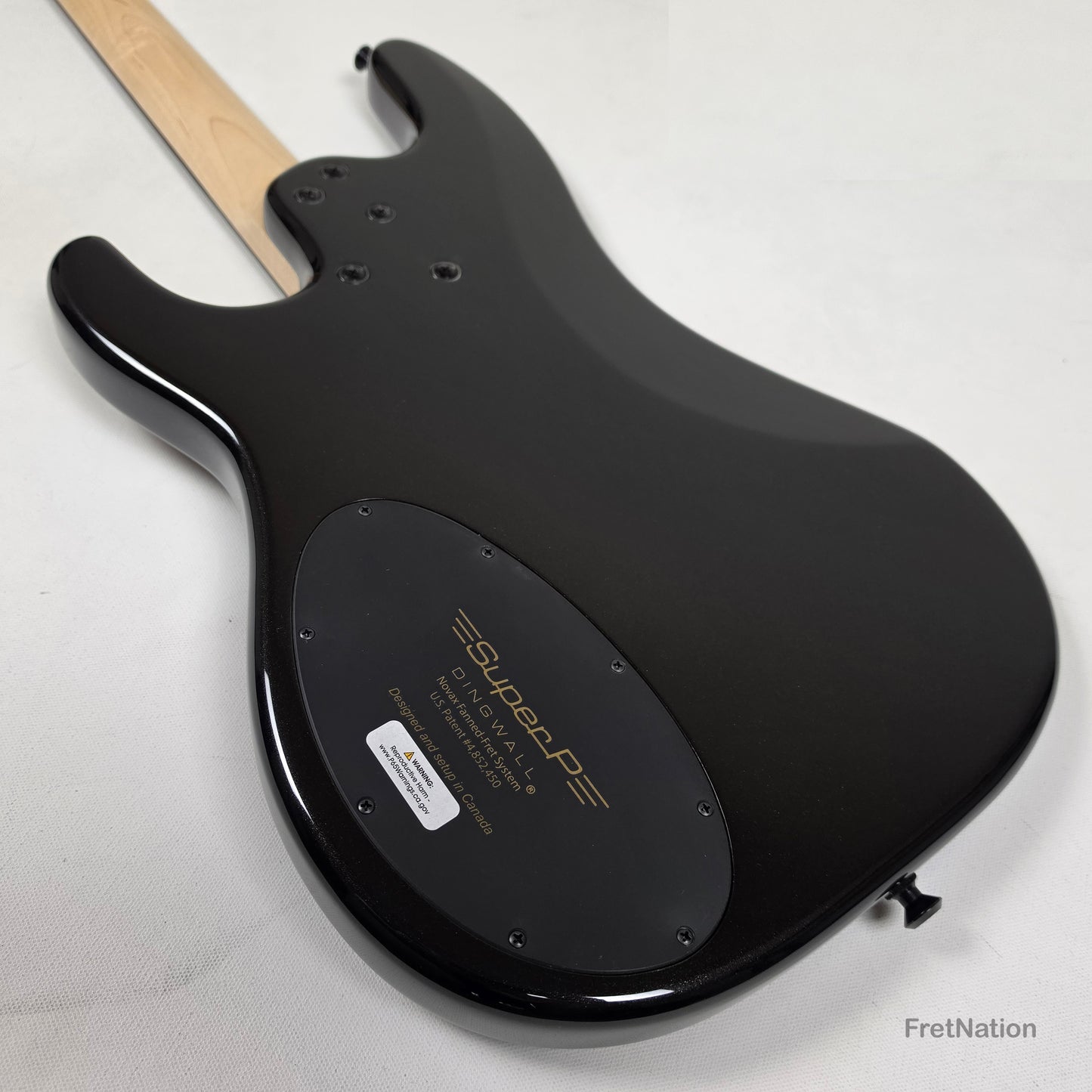 Dingwall SP1 4-String Metallic Black Multi-Scale P-Bass - 8.12lbs IE251109426