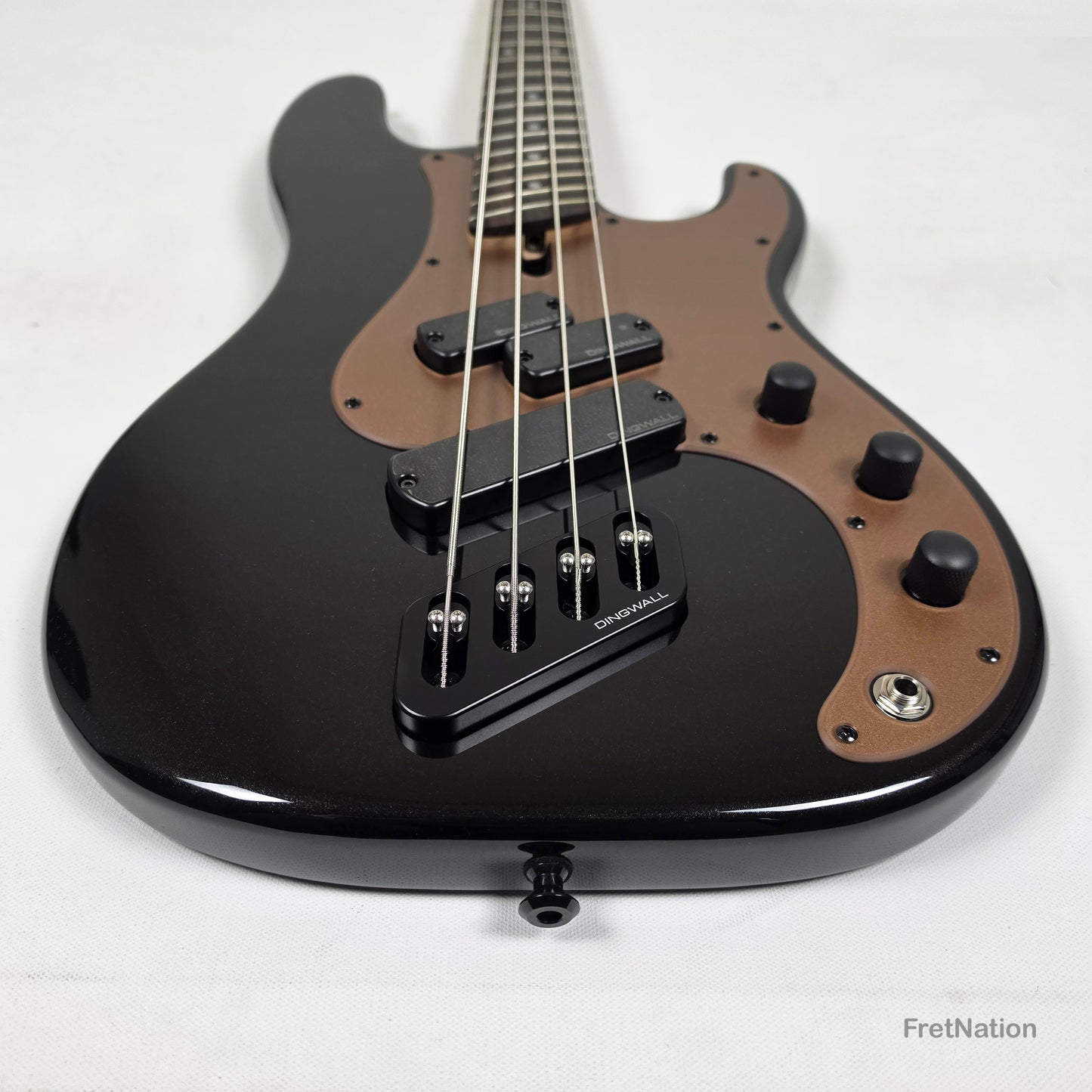 Dingwall SP1 4-String Metallic Black Multi-Scale P-Bass - 8.12lbs IE251109426
