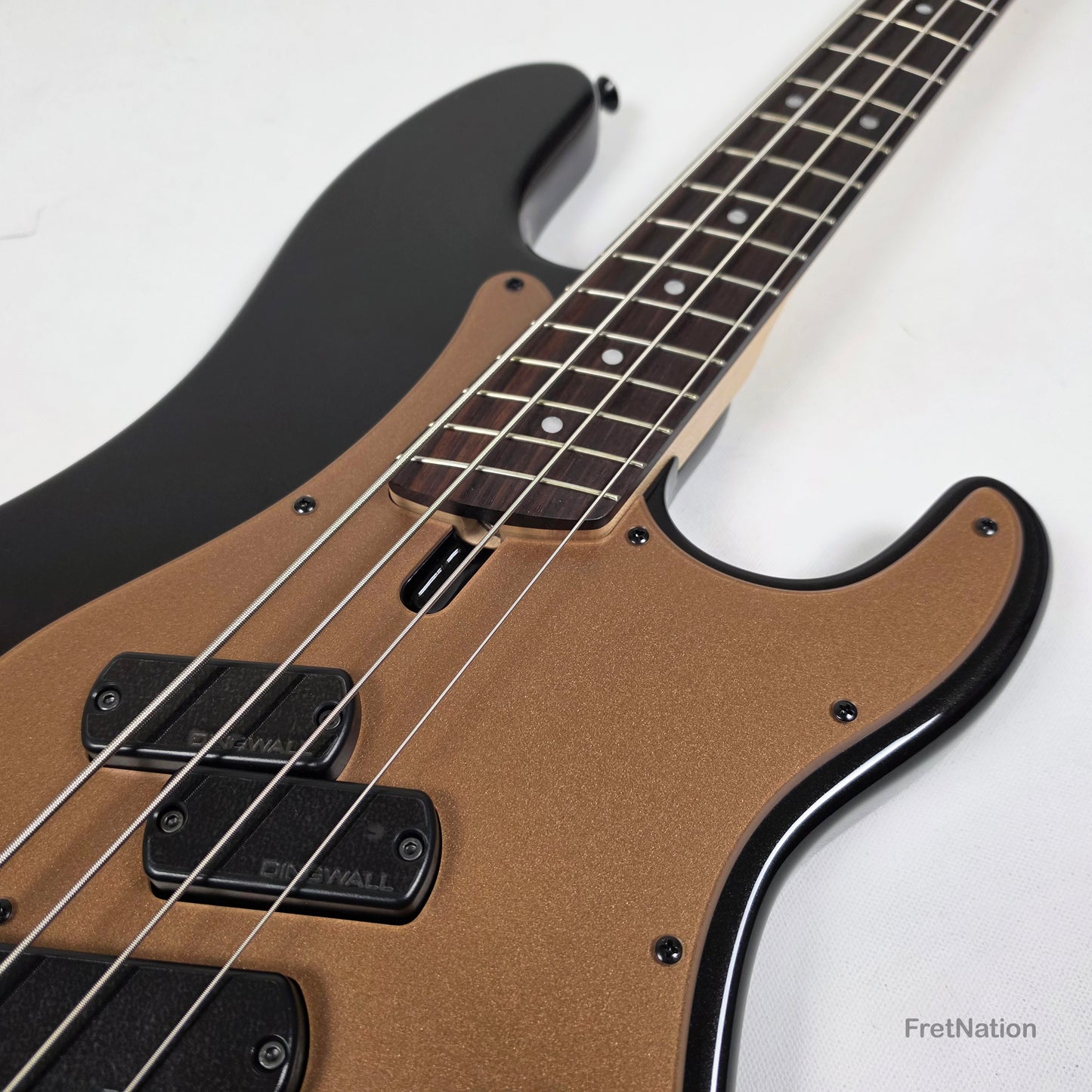 Dingwall SP1 4-String Metallic Black Multi-Scale P-Bass - 8.12lbs IE251109426