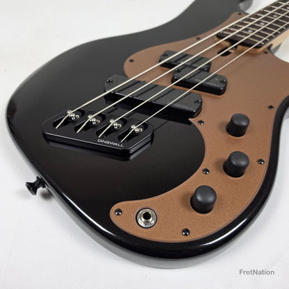 Dingwall SP1 4-String Metallic Black Multi-Scale P-Bass - 8.12lbs IE251109426