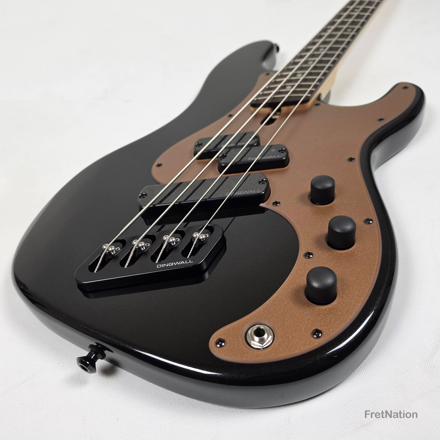 Dingwall SP1 4-String Metallic Black Multi-Scale P-Bass - 8.12lbs IE251109426