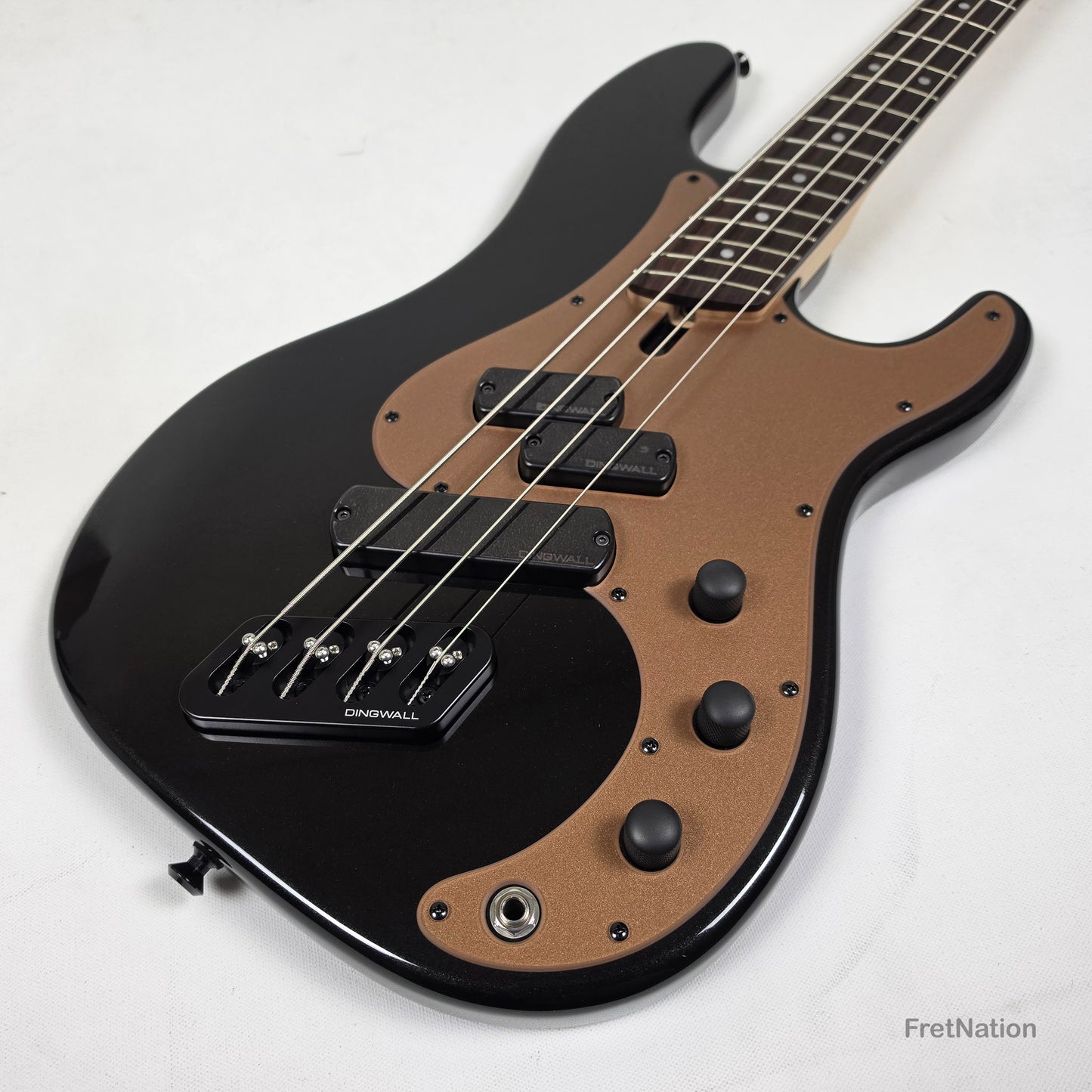 Dingwall SP1 4-String Metallic Black Multi-Scale P-Bass - 8.12lbs IE251109426