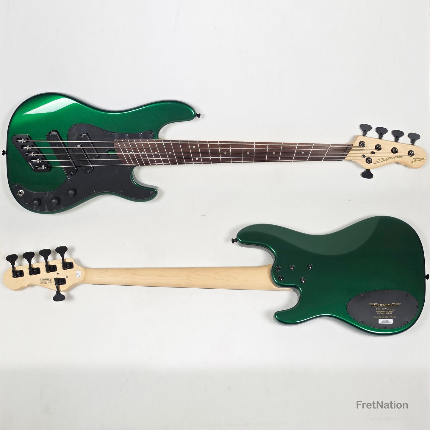 Dingwall SP1 5-String Dark Candy Green Multi-Scale P-Bass - 9.12lbs IE251109367