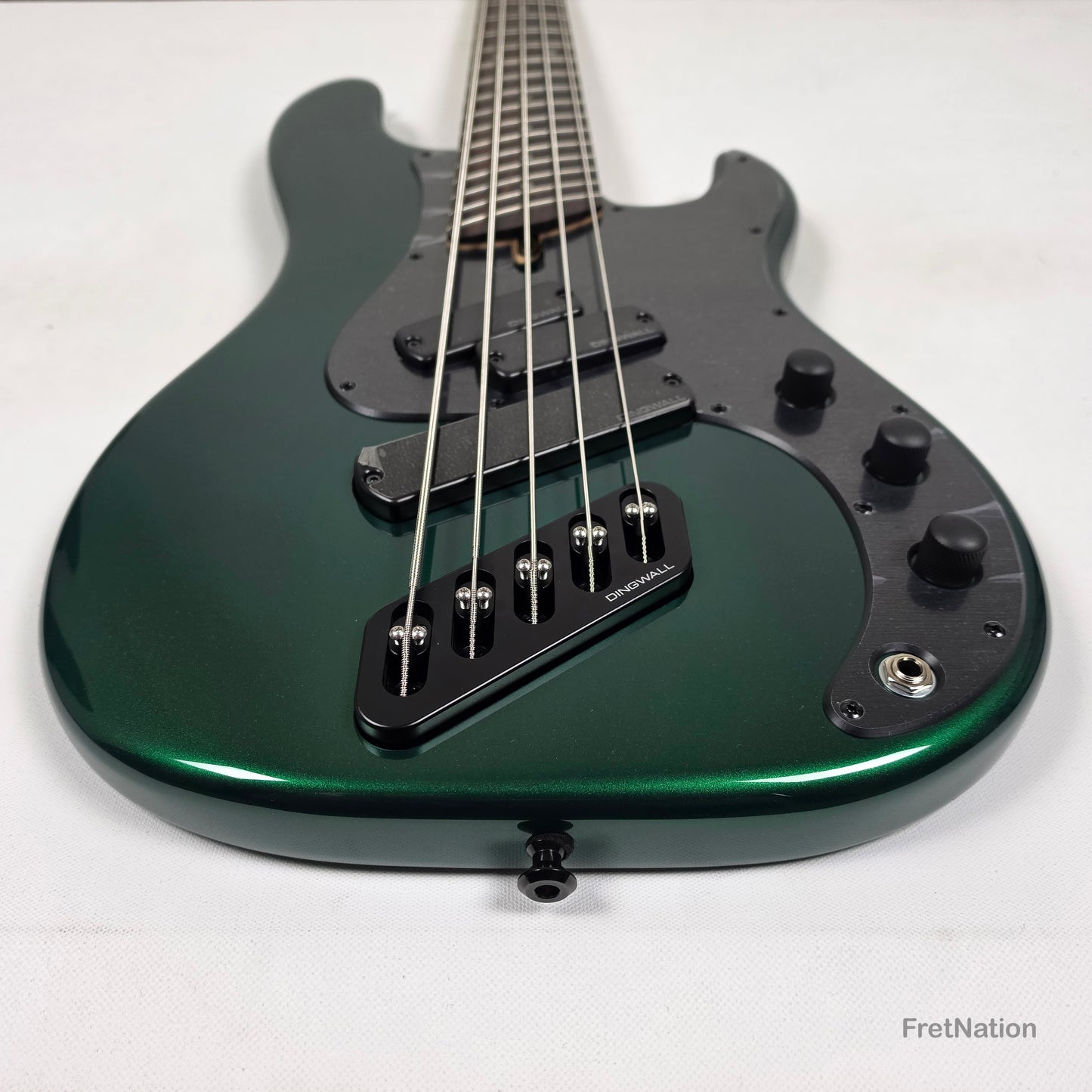 Dingwall SP1 5-String Dark Candy Green Multi-Scale P-Bass - 9.12lbs IE251109367