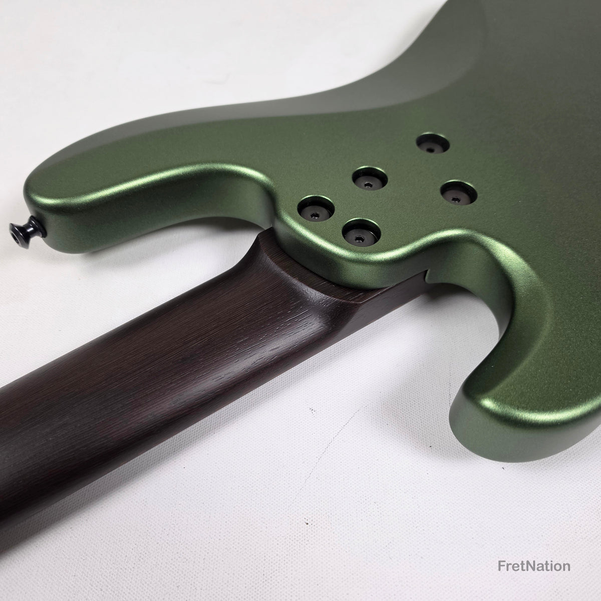 Dingwall Dingwall Super P 5-String Bass Olivine Metallic Matte Wenge Neck - 8.32lbs #8156