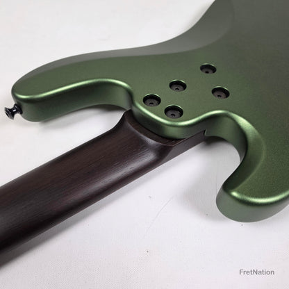 Dingwall Dingwall Super P 5-String Bass Olivine Metallic Matte Wenge Neck - 8.32lbs #8156