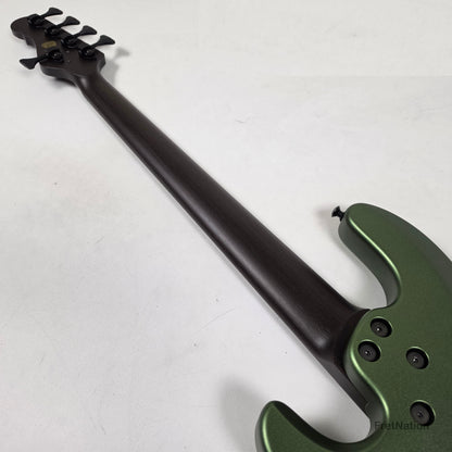Dingwall Dingwall Super P 5-String Bass Olivine Metallic Matte Wenge Neck - 8.32lbs #8156