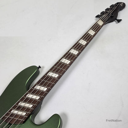 Dingwall Dingwall Super P 5-String Bass Olivine Metallic Matte Wenge Neck - 8.32lbs #8156