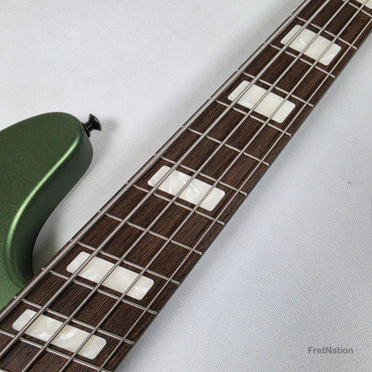 Dingwall Dingwall Super P 5-String Bass Olivine Metallic Matte Wenge Neck - 8.32lbs #8156