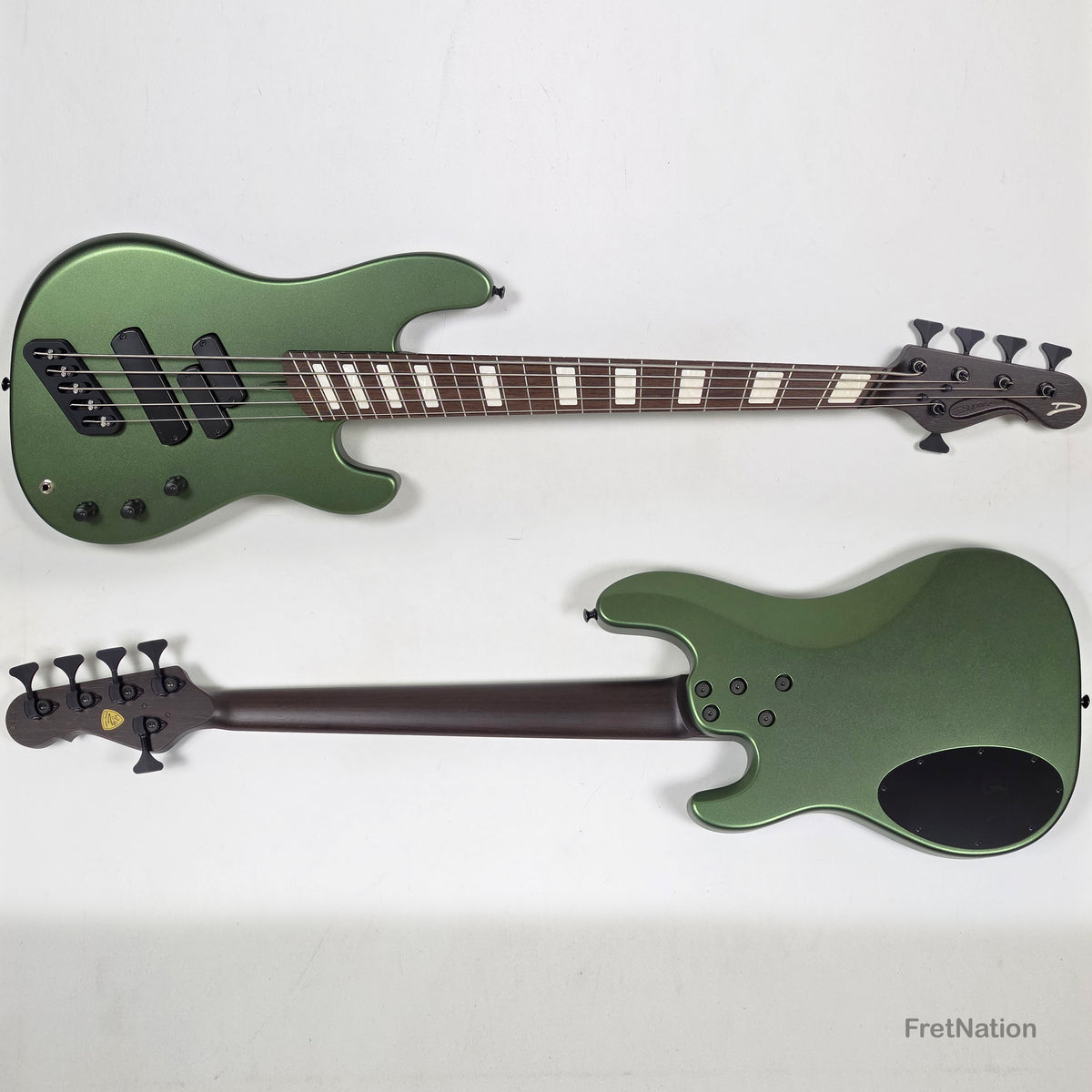 Dingwall Dingwall Super P 5-String Bass Olivine Metallic Matte Wenge Neck - 8.32lbs #8156