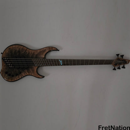 Dingwall Z3 Maple Burl Faded Black Reverse Burst 5-String Bass 8.68lbs #7581