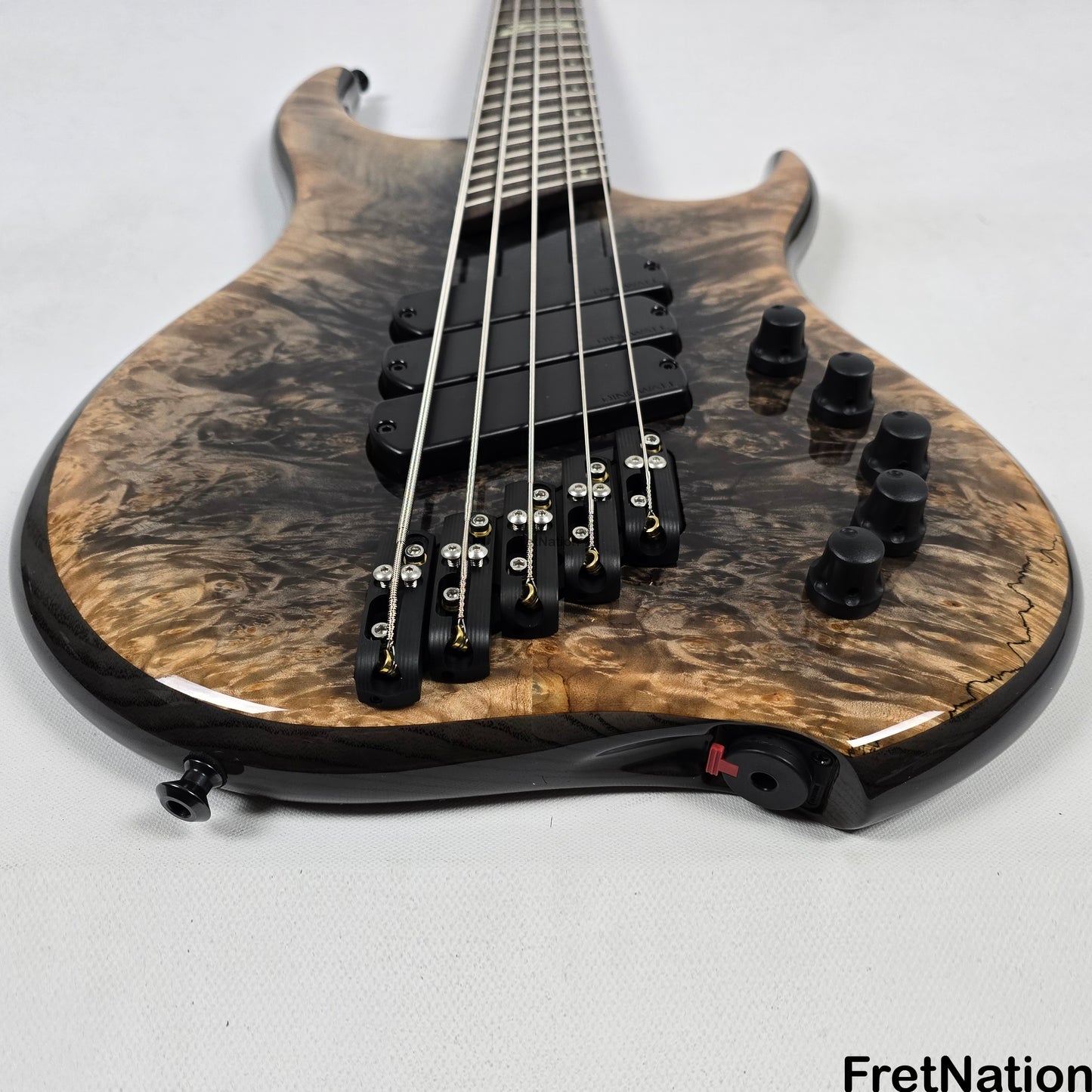 Dingwall Z3 Maple Burl Faded Black Reverse Burst 5-String Bass 8.68lbs #7581