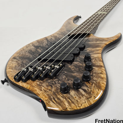 Dingwall Z3 Maple Burl Faded Black Reverse Burst 5-String Bass 8.68lbs #7581