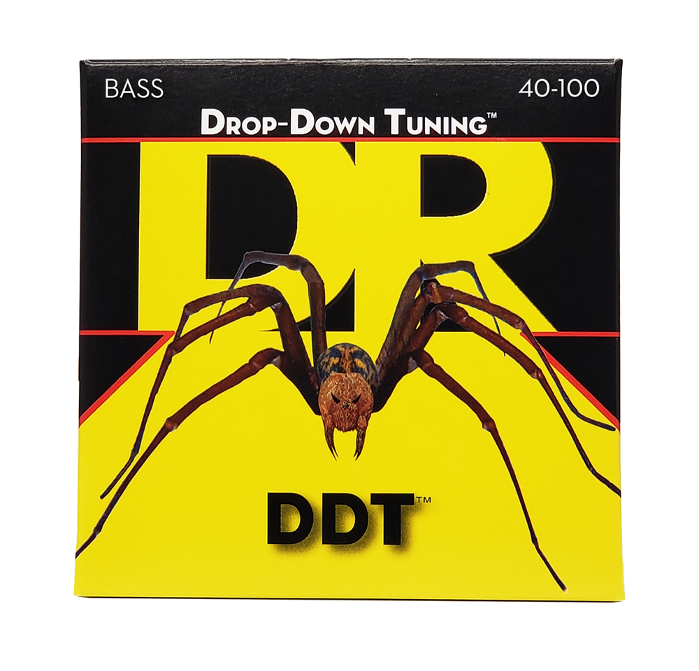 DR Strings DR DDT Drop Down Tuning Stainless Steel Electric Bass Strings Long Scale Set - 4-String 40-100 DDT-40