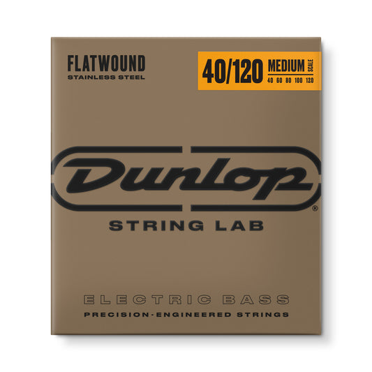 Jim Dunlop Dunlop Flatwound Electric Bass Strings Medium Scale Set - 5-String 40-120 DBFS40120M