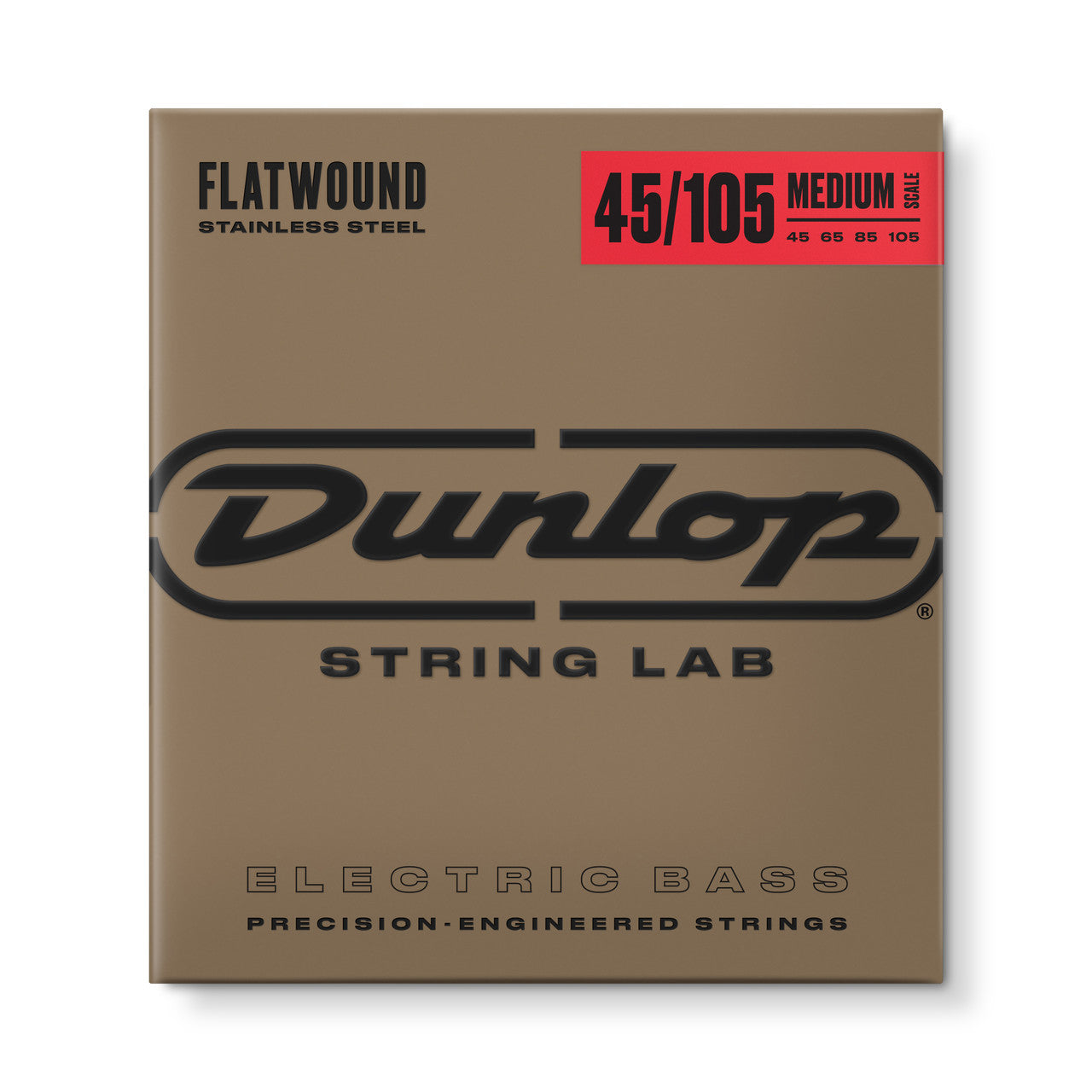 Jim Dunlop Dunlop Flatwound Electric Bass Strings Medium Scale Set - 4-String 45-105 DBFS45105M