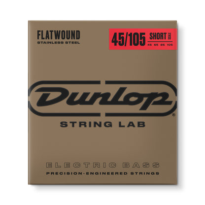 Jim Dunlop Dunlop Flatwound Electric Bass Strings Short Scale Set - 4-String 45-105 DBFS45105S
