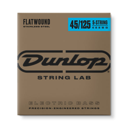 Jim Dunlop Dunlop Flatwound Electric Bass Strings Long Scale Set - 5-String 45-125 DBFS45125