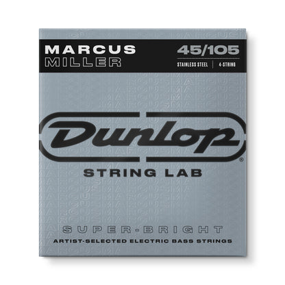 Jim Dunlop Dunlop Marcus Miller Super Bright Stainless Steel Bass Strings Long Scale - 4-String 45-105 DBMMS45105