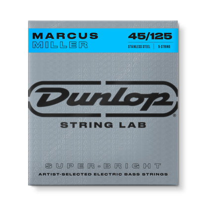 Jim Dunlop Dunlop Marcus Miller Super Bright Stainless Steel Bass Strings Long Scale - 5-String 45-125 DBMMS45125
