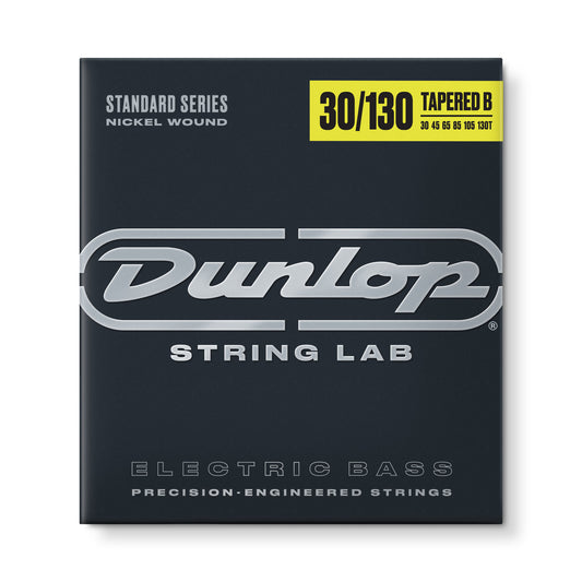 Jim Dunlop Dunlop Nickel Plated Steel Electric Bass Strings Long Scale Tapered - 6-String 30-130T DBN30130T