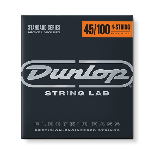 Jim Dunlop Dunlop Nickel Plated Steel Electric Bass Strings Long Scale Set - 4-String 45-100 DBN45100