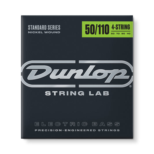 Jim Dunlop Dunlop Nickel Plated Steel Electric Bass Strings Long Scale Set - 4-String 50-110 DBN50110