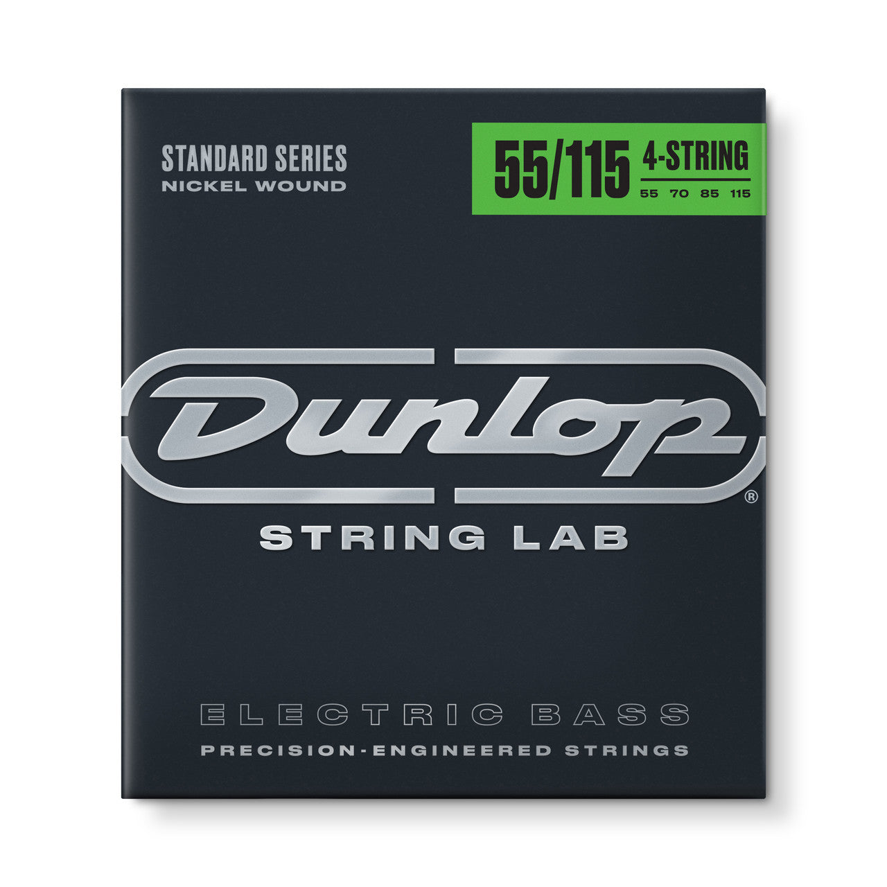 Jim Dunlop Dunlop Nickel Plated Steel Electric Bass Strings Long Scale Set - 4-String 55-115 DBN55115