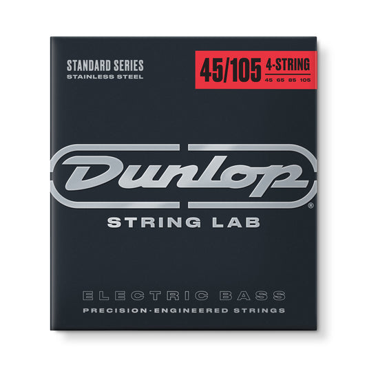 Jim Dunlop Dunlop Stainless Steel Electric Bass Strings Long Scale Set - 4-String 45-105 DBS45105