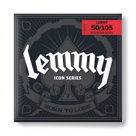 Jim Dunlop Dunlop Lemmy Kilmister Icon Signature Bass Strings Long Scale - 4-String 50-105 LKS50105