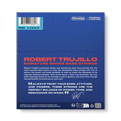 Jim Dunlop Dunlop Robert Trujillo Signature Stainless Steel Bass Strings Long Scale Set - 5-String 45-130 RTS45130