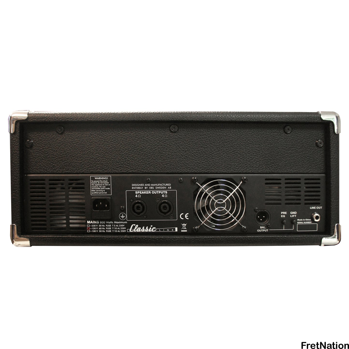 EBS Sweden EBS Classic 500 Solid-State Bass Amplifier 500-Watt - EB-CL500