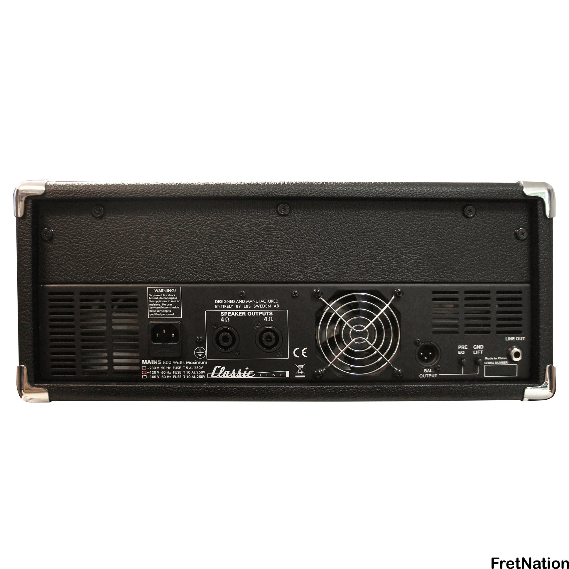EBS Sweden EBS Classic 500 Solid-State Bass Amplifier 500-Watt - EB-CL500