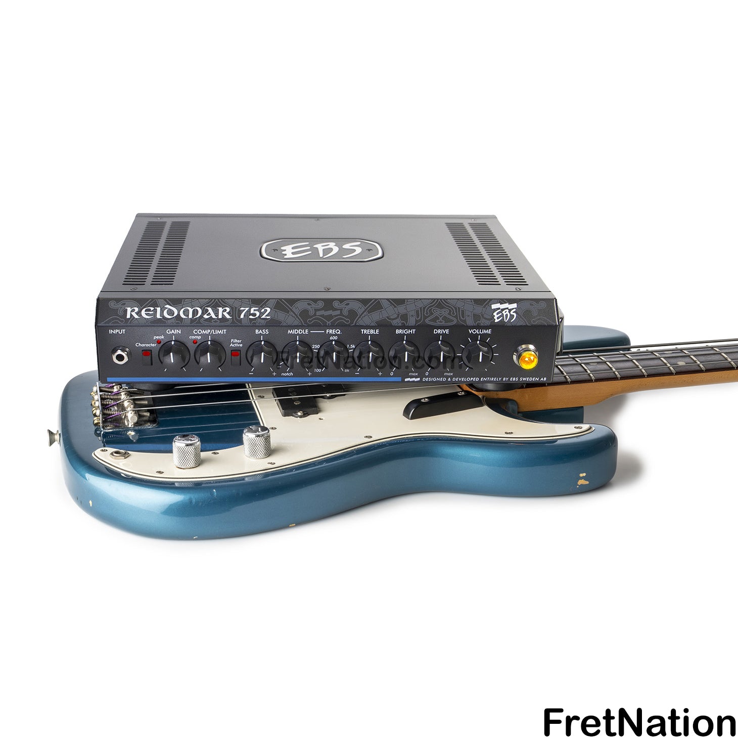 EBS Sweden EBS Reidmar 752 Bass Class D Lightweight Bass Amplifier 750-Watt - EB-RD752