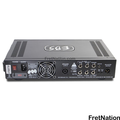 EBS Sweden EBS Reidmar 752 Bass Class D Lightweight Bass Amplifier 750-Watt - EB-RD752