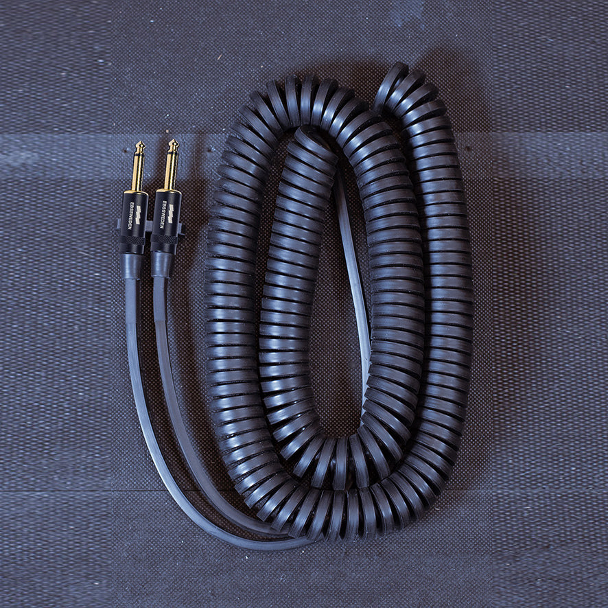 EBS Curly Square Cable 25' Straight-Straight Instrument Cable - EB-CSS76