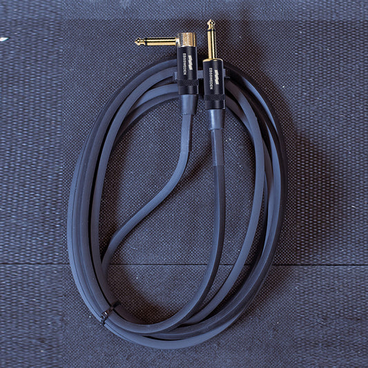 EBS Regular Square Cable 12.5' Straight-Angled Instrument Cable - EB-RSA38