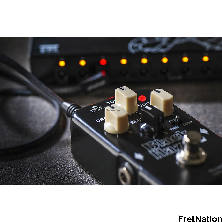EBS Sweden EBS Black Haze 2 - Analog Overdrive / Distortion Pedal for Bass (or Guitar) - EB-BH2