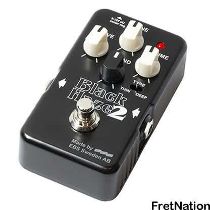 EBS Sweden EBS Black Haze 2 - Analog Overdrive / Distortion Pedal for Bass (or Guitar) - EB-BH2