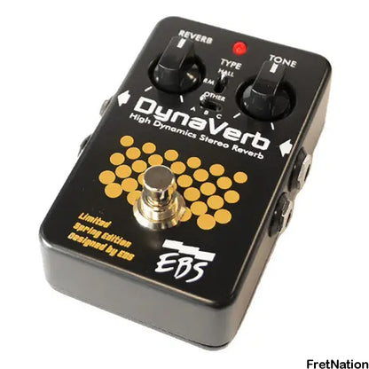 EBS Sweden EBS Black Label Series Dynaverb Limited Spring Edition Reverb Pedal - EB-DV-LE