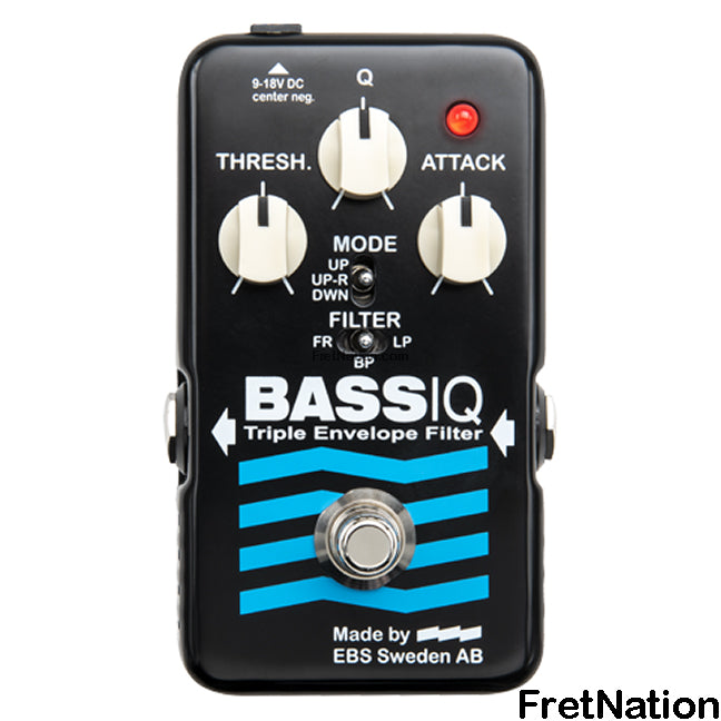 EBS Sweden EBS Blue Label BassIQ Triple Envelope Filter Pedal - EB-IQ-BL