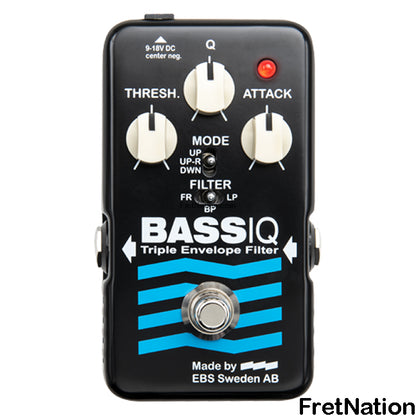 EBS Sweden EBS Blue Label BassIQ Triple Envelope Filter Pedal - EB-IQ-BL