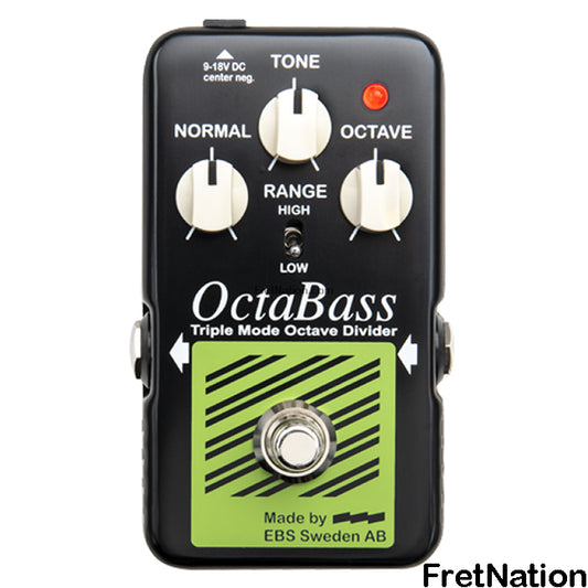 EBS Sweden EBS Blue Label OctaBass Analog Octave Pedal - EB-OC-BL