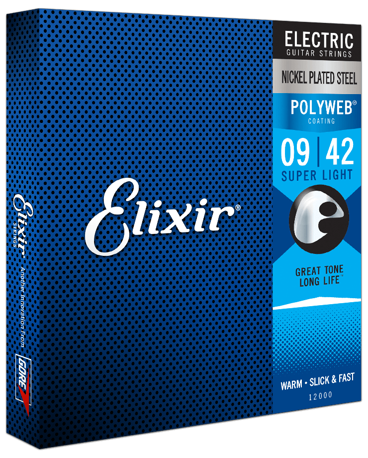 Elixir Elixir POLYWEB Electric Guitar 6-String Set - 09-42 Super Light 12000